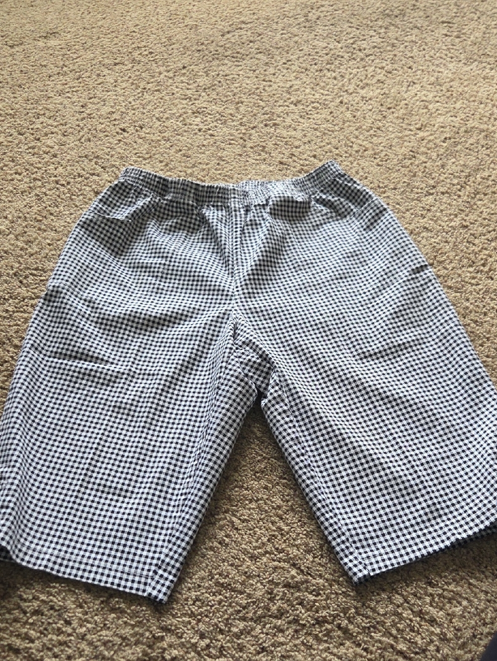 croft & barrow Black and White Gingham Lounge Shorts